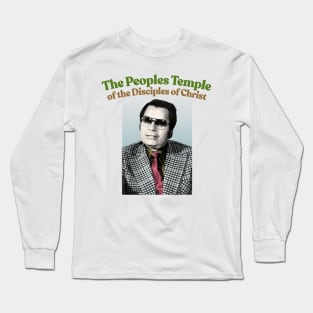 Jim Jones / Retro People's Temple Design Long Sleeve T-Shirt